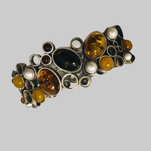 Brand Kruk Amber Multi Colors Bracelet - Picture 2 of 14